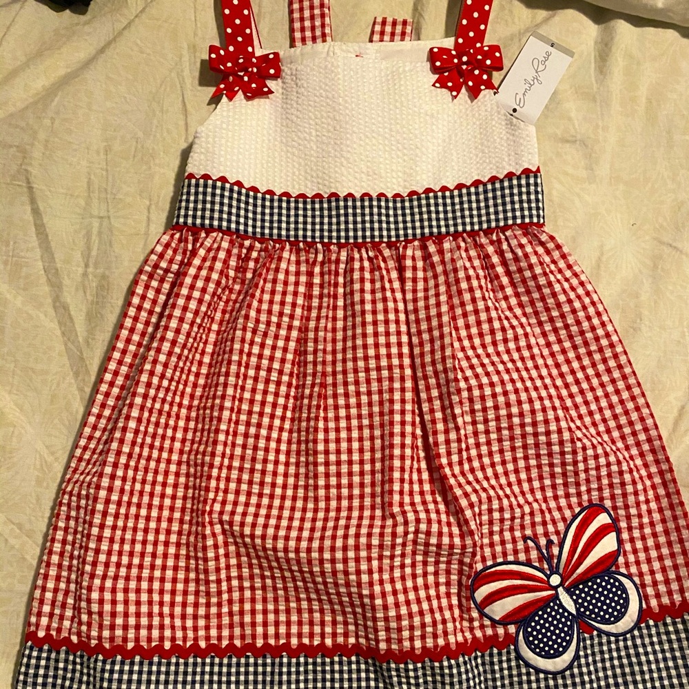Yes white and blue 🇺🇸 Americana Emily rose dress